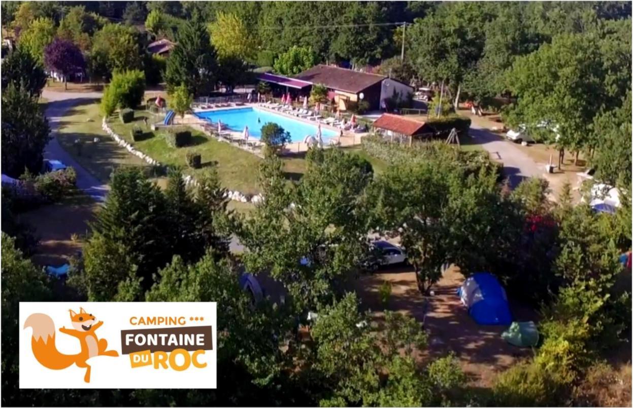 Camping Fontaine Du Roc Devillac Exterior foto
